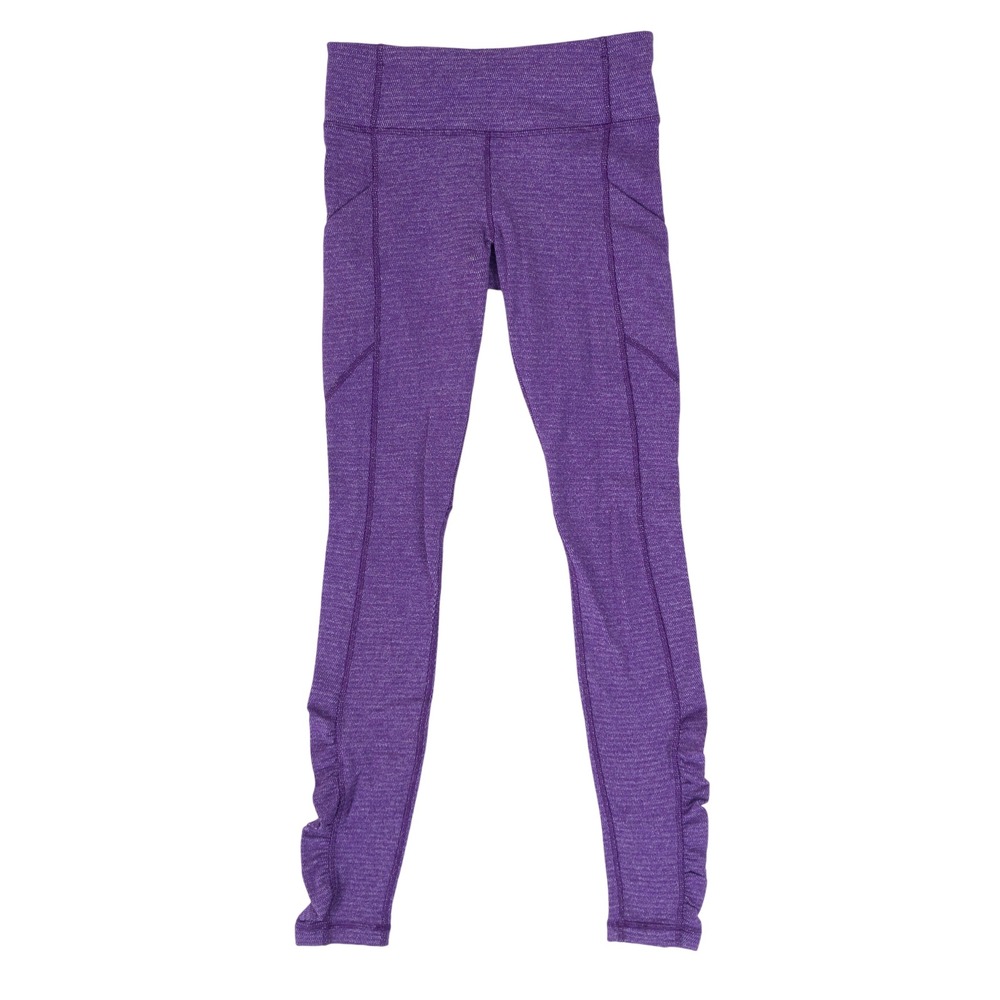 Lululemon‎ Leggings Womens Size 4 Purple Space Dye Speed Tight Pockets
